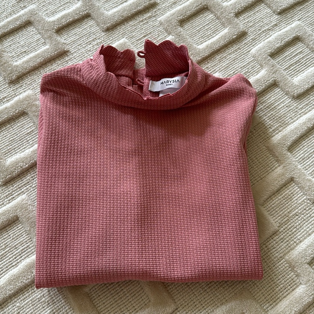 Marysia Bumby little girls pink rash guard